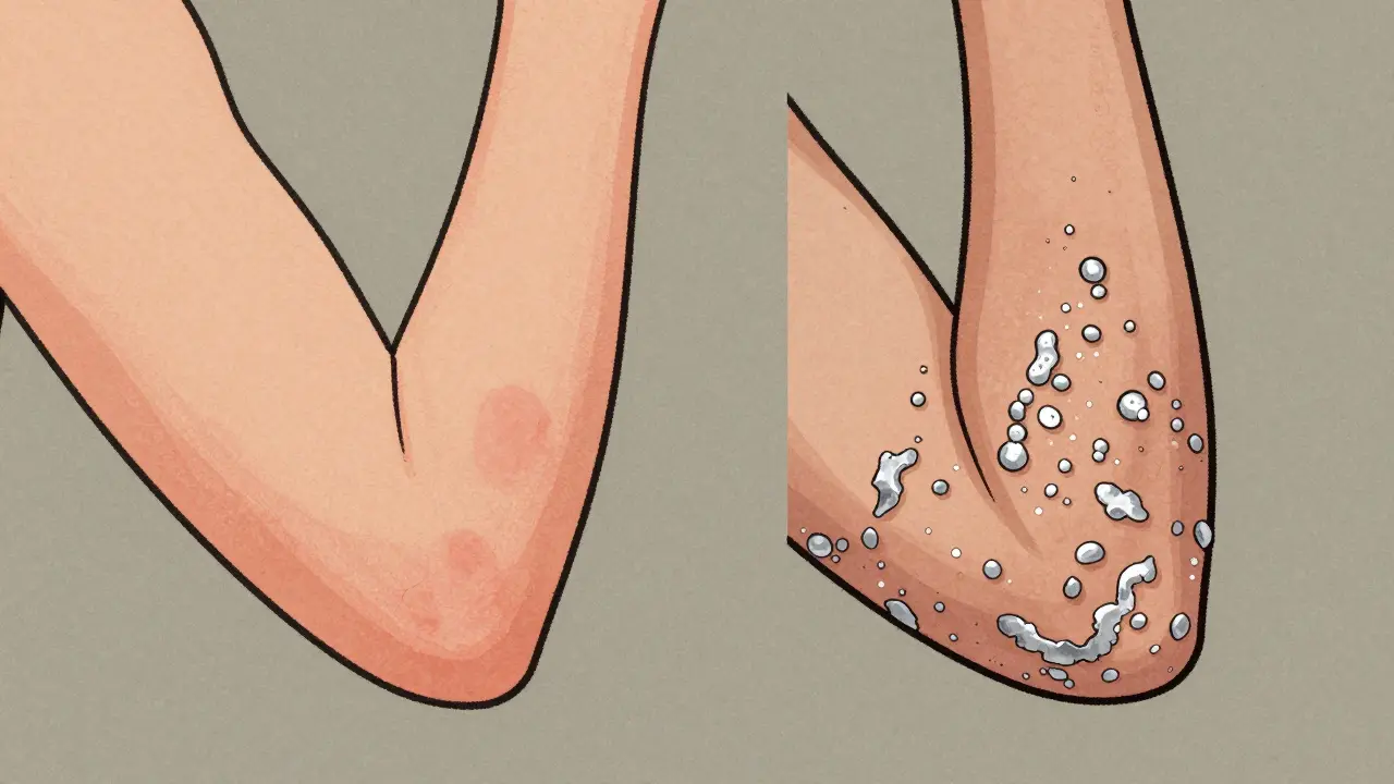 Eczema vs. Psoriasis: How to Tell the Difference by Rash Appearance